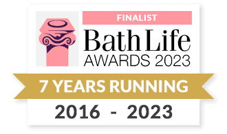 Finalist for the Bath Life Awards 7 years running 2016-2023